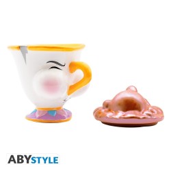 ABYSTYLE - DISNEY: THE BEAUTY AND THE BEAST - TAZZA 3D - CHIP WITH BUBBLES